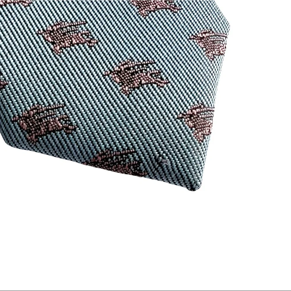 Burberry Equestrian Knight Silk Necktie - Picture 8 of 11